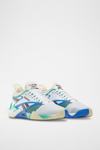 Zapatillas Nano - Blanco y turquesa