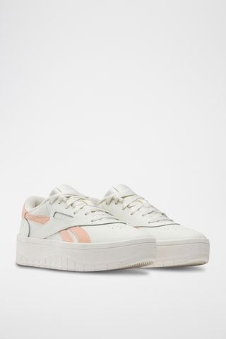 Zapatillas de piel con plataforma Court Advance Surge - Crudo