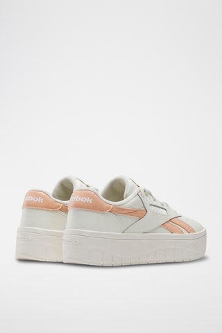 Zapatillas de piel con plataforma Court Advance Surge - Crudo