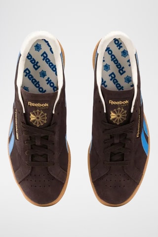 Zapatillas de nobuk Club C Grounds - Marrón oscuro y azul rey