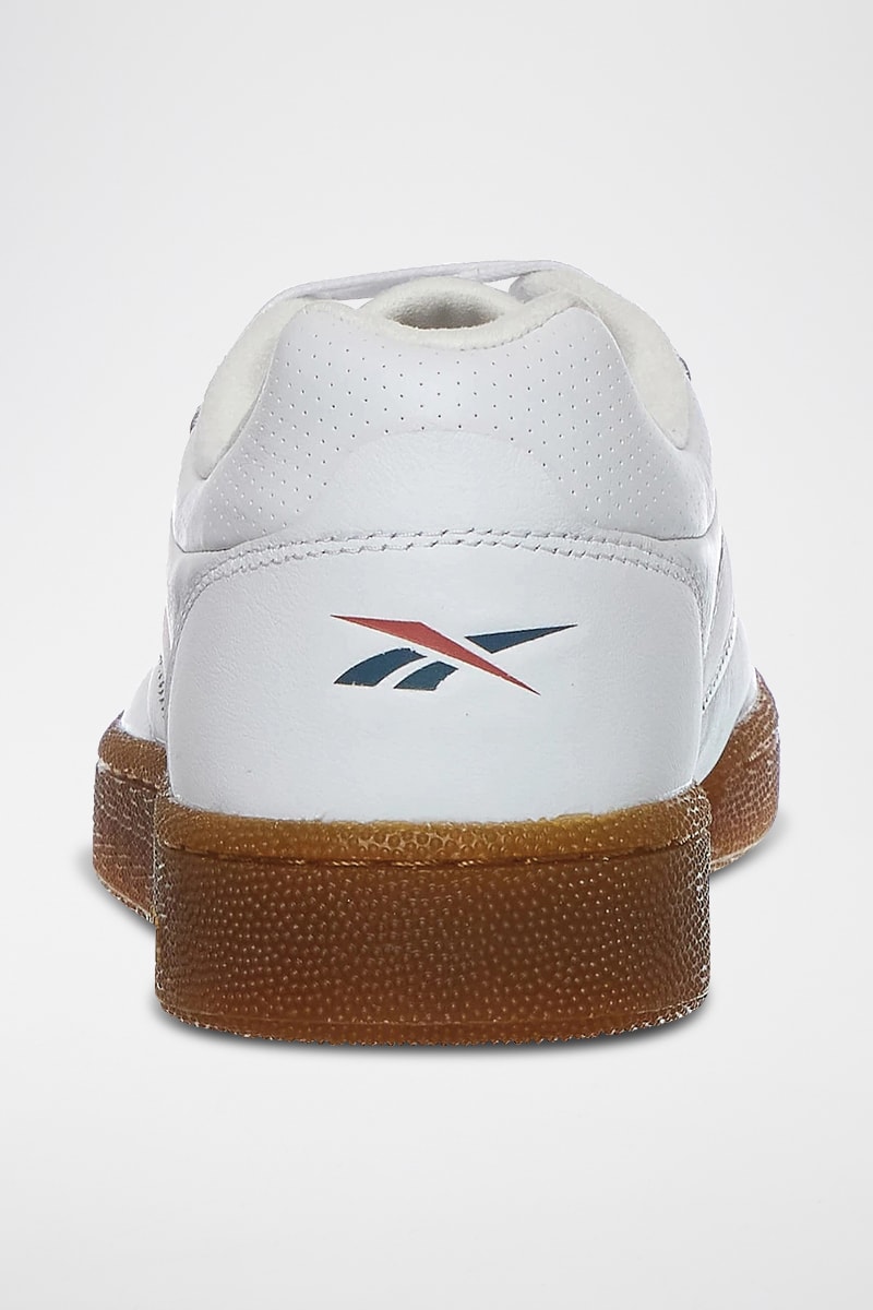 Baskets en cuir Cub C Terrace - Blanc et bleu marine