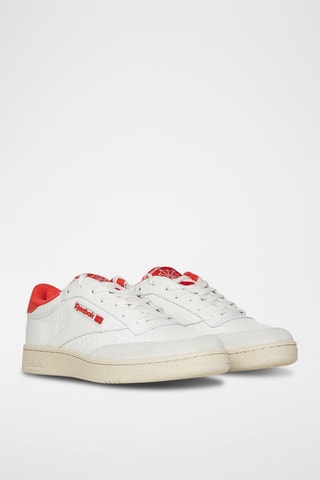 Zapatillas de skateboard de piel Club C - Blanco