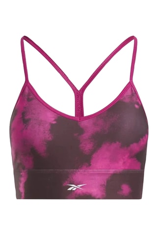 Sujetador deportivo de entrenamiento tie-dye - Fucsia y burdeos