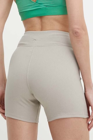 Mallas de tiro alto STUDIO RIB HR Bike - Beige