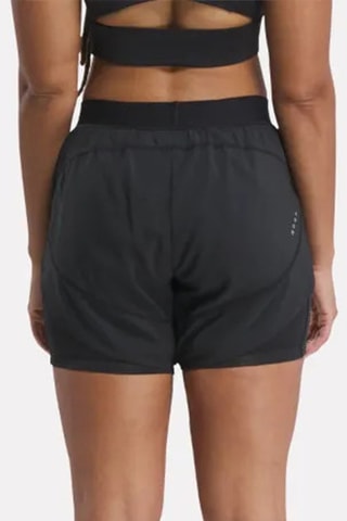 Short de running 2 en 1 - Negro