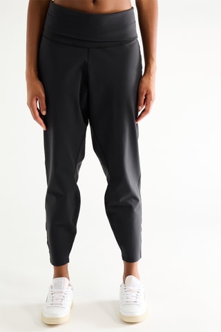 Pantalón 7/8 de tiro alto - Negro