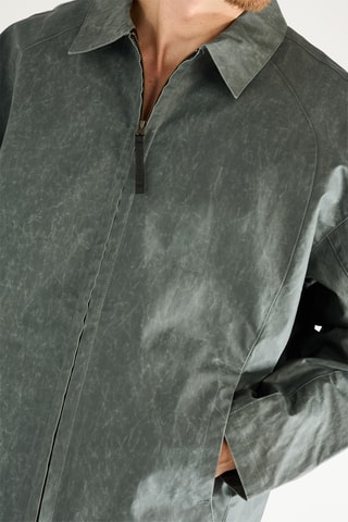 Chaqueta de lino - Verde