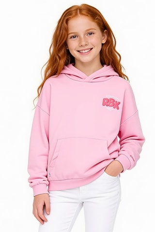 Sudadera con capucha - Rosa empolvado