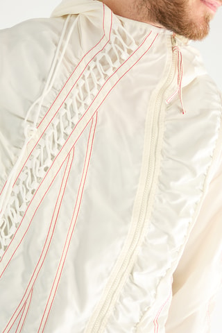Chaqueta con capucha - Crudo