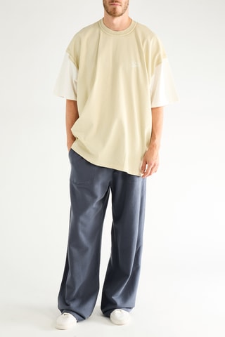 Camiseta oversize - Beige