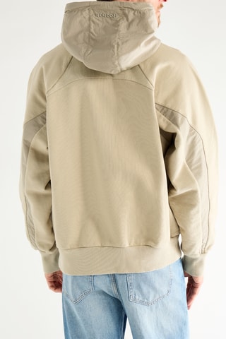 Sudadera con capucha - Caqui