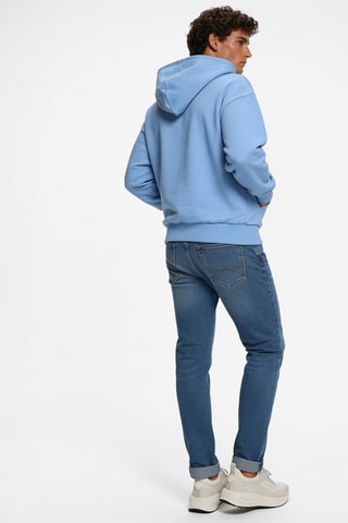Sudadera con capucha - Celeste