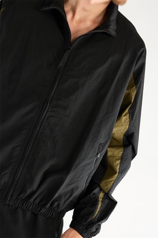 Chaqueta - Negro y verde oliva