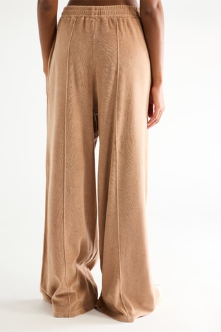 Pantalón wide leg - Beige
