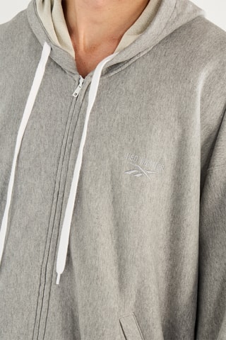 Sudadera con capucha - Gris claro jaspeado