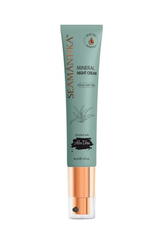 Crema minerale notte al succo di foglie di aloe vera - Tutti i tipi di pelle - 40 ml