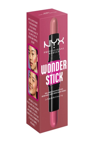 Stick blush crème vegan à double embout Wonder Stick - Light Peach & Baby Pink - 2 x 4 g