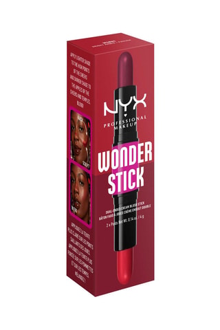 Stick blush crème vegan à double embout Wonder Stick - Bright Amber + Fuschia - 2 x 4 g