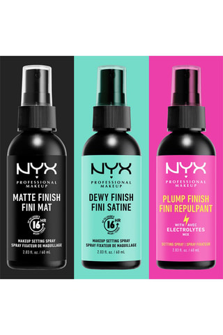 2 sprays fixateur de maquillage matifiant anti brillance - 2 x 60 ml