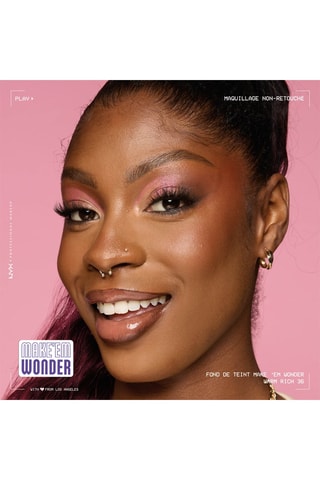 Fond de teint Em Wonder - Tout type de peau - 36 warm rich - 30 ml - Nyx