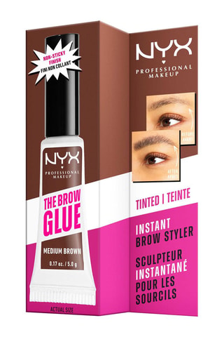Glue fixatrice vegane waterproof 16 h sourcils The Brow Glue - Medium Brown - 5 g