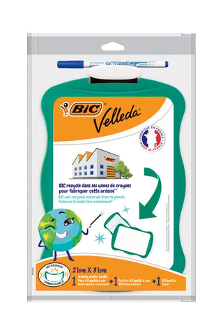 Ardoise Velleda® 20 x 31 cm  -  Vert