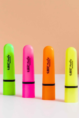 12 surligneurs Marking Flat 
Vert fluo