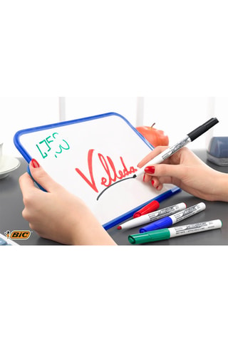 4 feutres effaçables pour tableau blanc Velleda® 1741 - Bleu