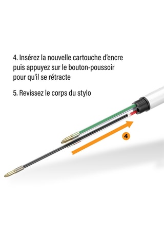 3 stylos 4 couleurs Original