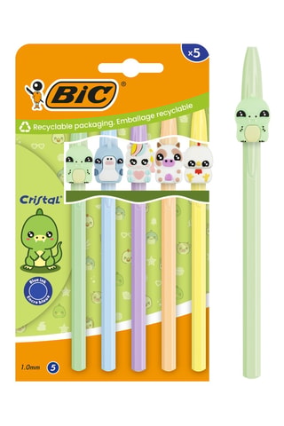 5 stylos - 5 couleurs