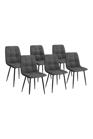 6 cadeiras Linda - 46 x 88 x 55 cm