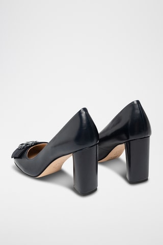 Escarpins en cuir - Bleu