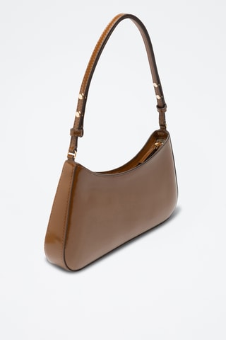 Sac porté épaule en cuir - Marron