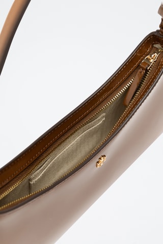Sac porté épaule en cuir - Marron