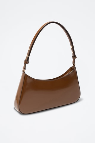 Sac porté épaule en cuir - Marron