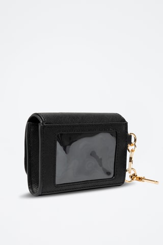 Porte-cartes en cuir - Noir