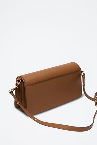 Sac porté épaule en cuir - Marron
