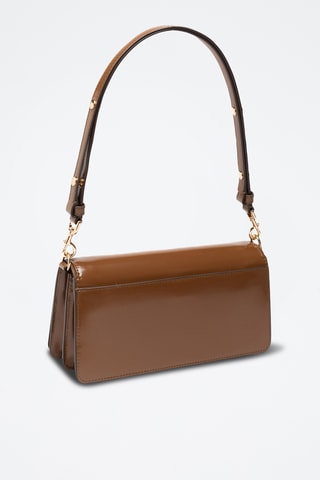 Sac porté épaule en cuir - Marron