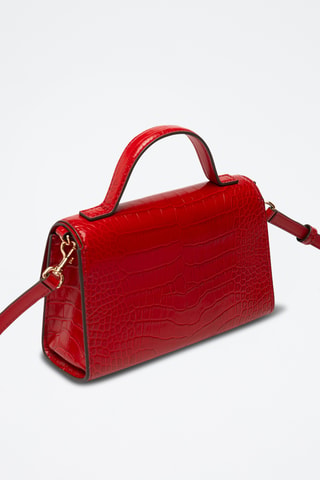Sac à main en cuir - Rouge