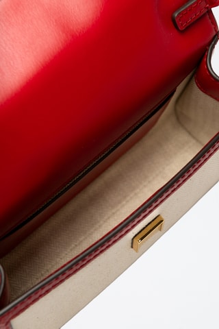 Sac à main en cuir - Rouge