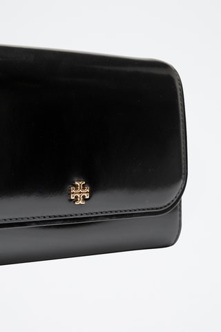 Sac bandoulière en cuir - Noir