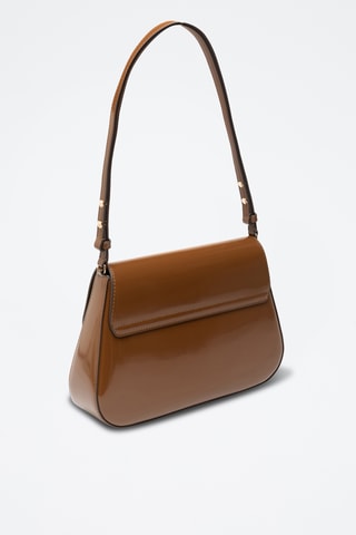 Sac porté épaule en cuir - Marron