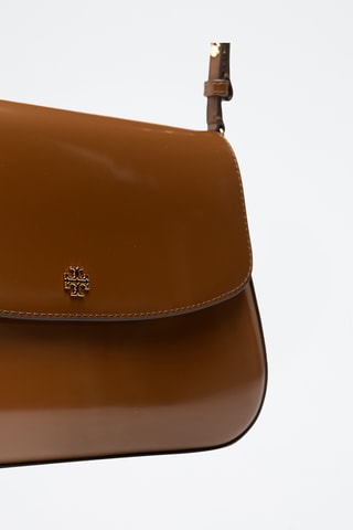 Sac porté épaule en cuir - Marron