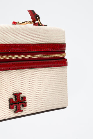 Vanity en cuir - Rouge