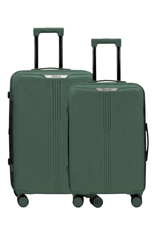 Valise semaine et valise grand volume Eridan (M/L) - 65/75 cm - Vert foncé