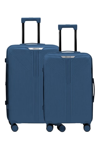Valise semaine et valise grand volume Eridan (M/L) - 65/75 cm - Bleu marine