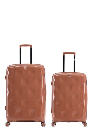 Valise semaine et valise grand volume Aquila (M/L) - 63,5/74,5 cm - Marron