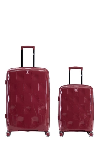 Valise cabine et valise grand volume Aquila (S/L) - 54,5/74,5 cm - Bordeaux