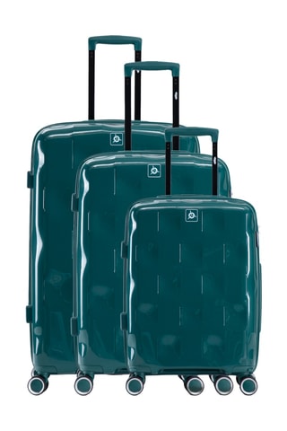 Set de 3 valises Aquila (S/M/L) - 54,5/63,5/74,5 cm - Vert foncé