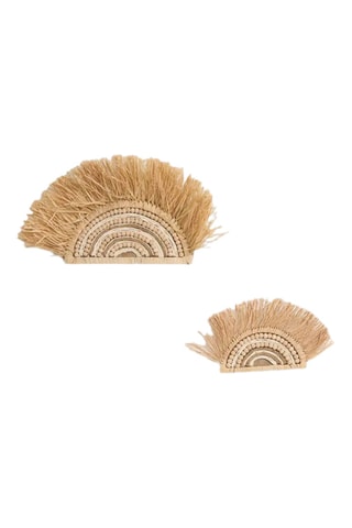 2 decorazioni da parete - 2 x (40 x 22 cm) - Neutro